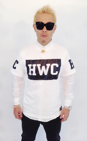⑱HIRO着用 HWC ﾎﾜｲﾄ