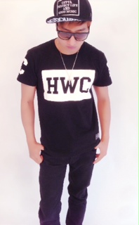 T-Kay着用 HWC ﾌﾞﾗｯｸ①